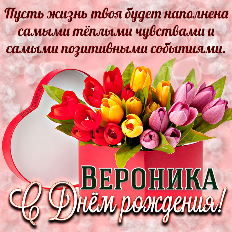 Поздравления С Днем Рождения Женщине Веронике Бесплатно