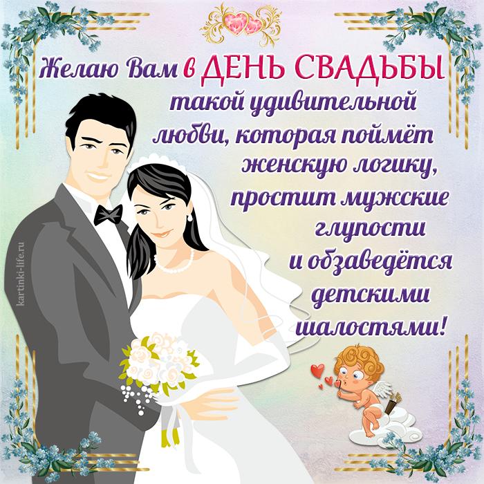 Поздравления С Днем Свадьбы Жениху Прикольные
