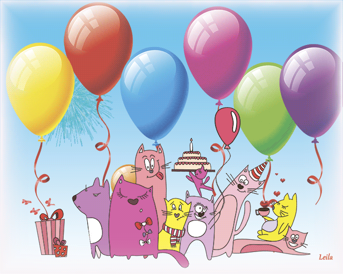 Прикольные поздравления gif. С днем рождения. Прикольные рисунки на день рождения. С днём рождения весёлые. Поздравления с днем рождения шарики.
