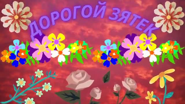 С Днем рождения зятек. Поздравление для зятя на день рождения. [Зять музыкальные поздравления с днем рождения]