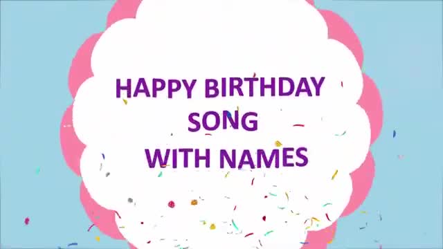 Happy Birthday EVA. Happy Birthday Song With Name. [Ева, с днем рождения. Видеооткрытка]