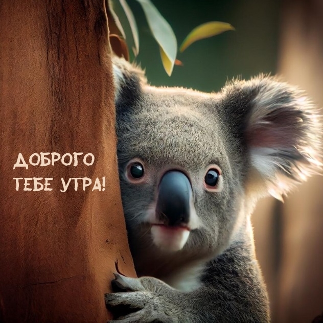 Доброго тебе утра!