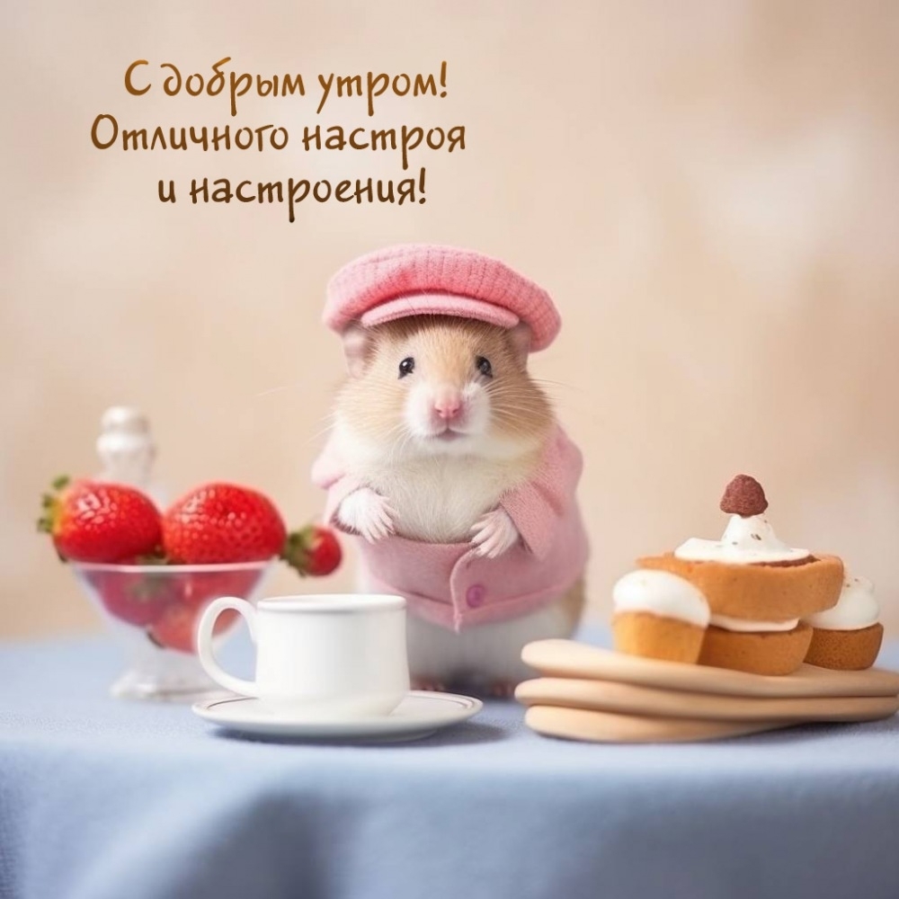 С добрым утром! Отличного настроя и настроения!