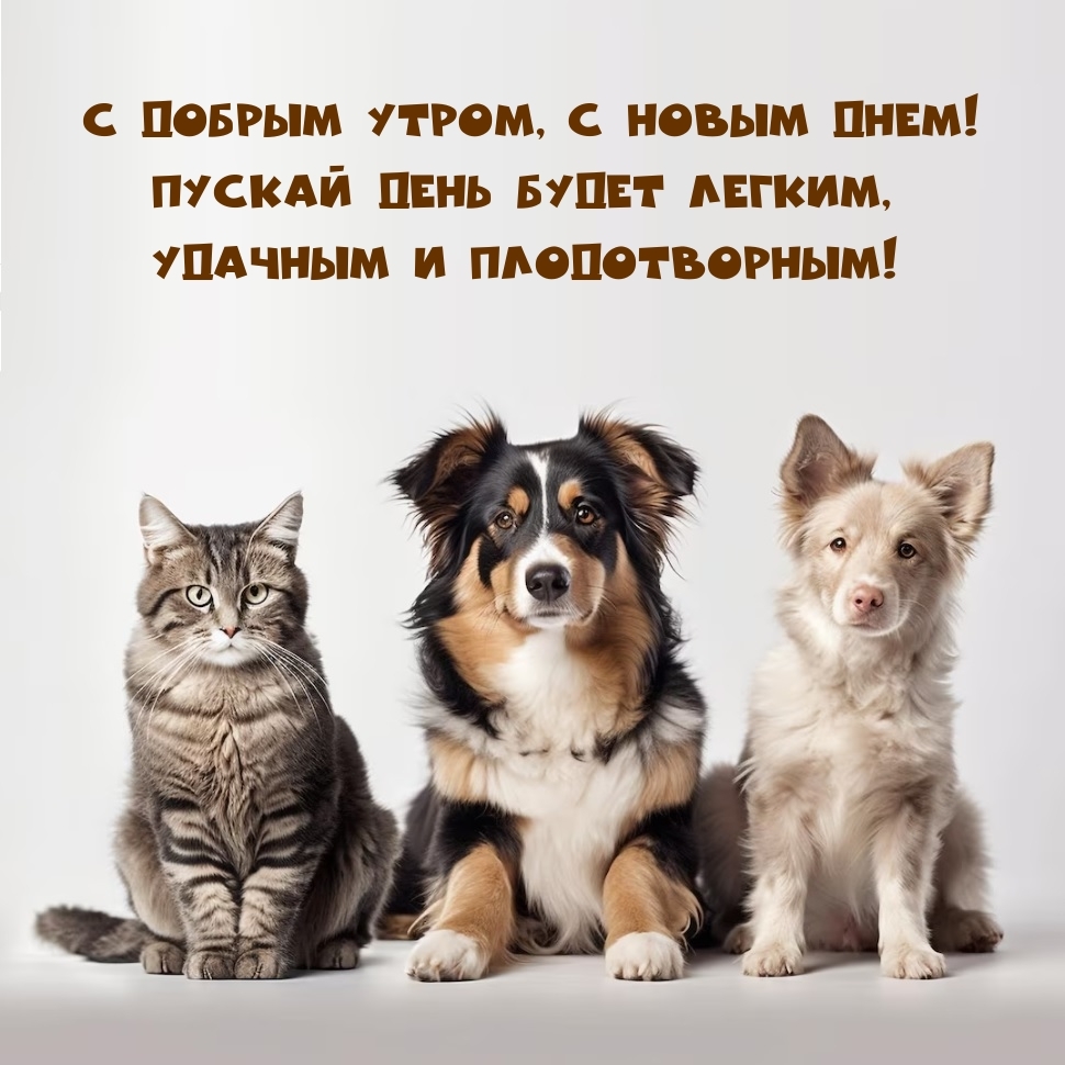 С добрым утром, с новым днем! Пускай день будет легким