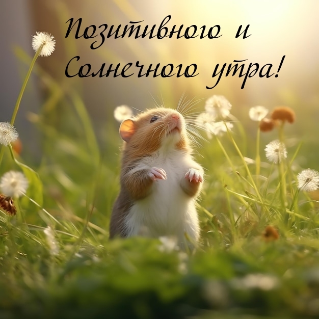 Позитивного и Солнечного утра!
