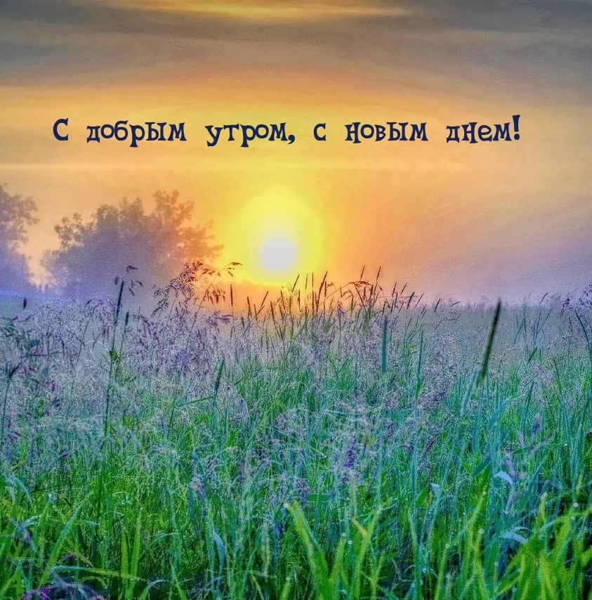 С добрым утром, с новым днем!