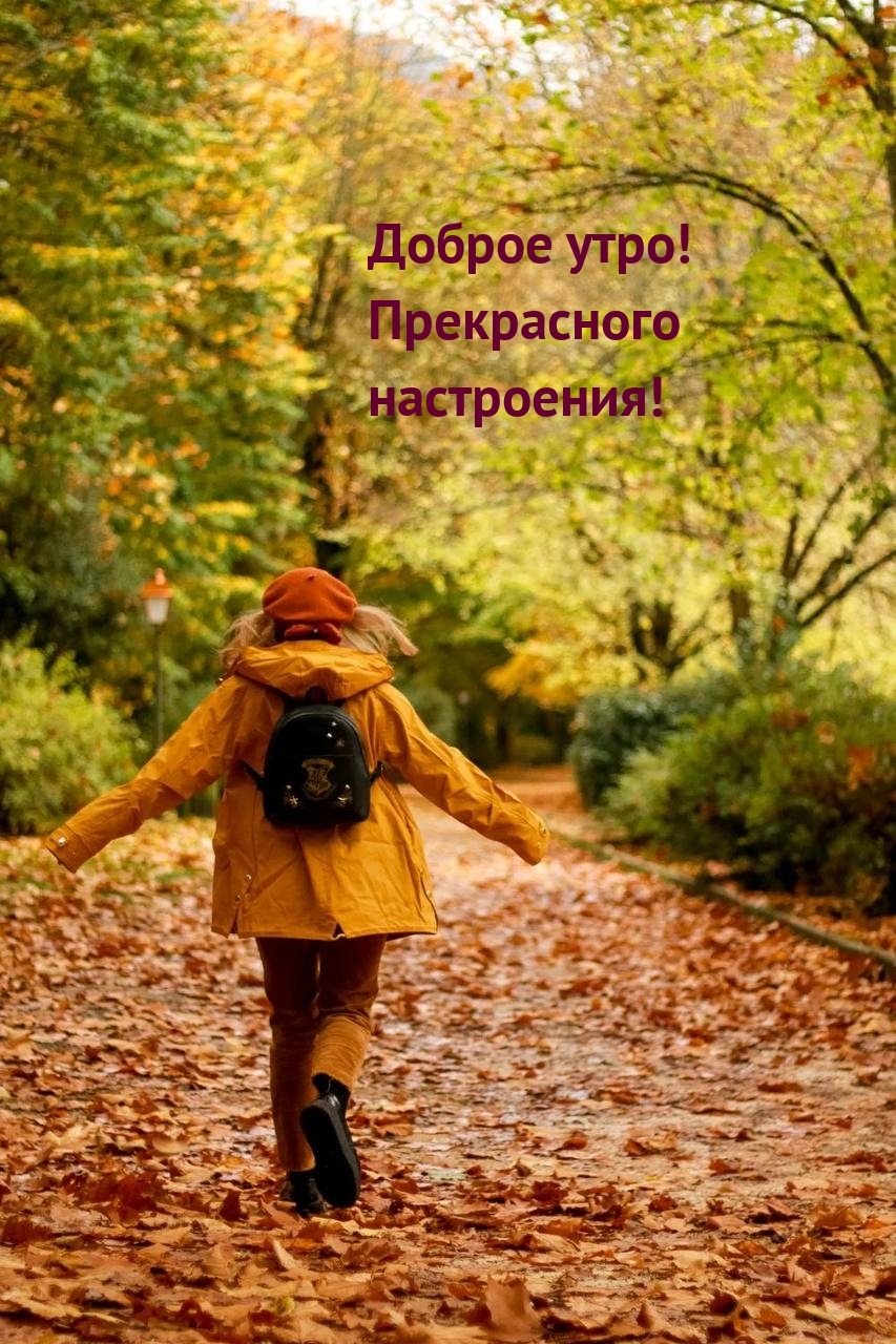 Доброе утро! Прекрасного настроения!