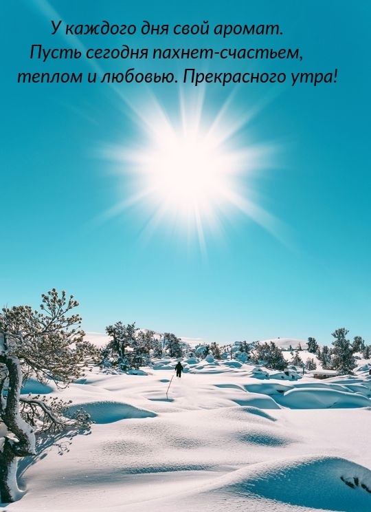 Прекрасного утра! Пусть сегодня пахнет-счастьем