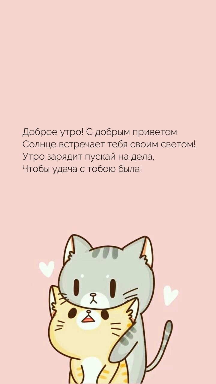 Доброе утро! С добрым приветом солнце встречает своим светом!
