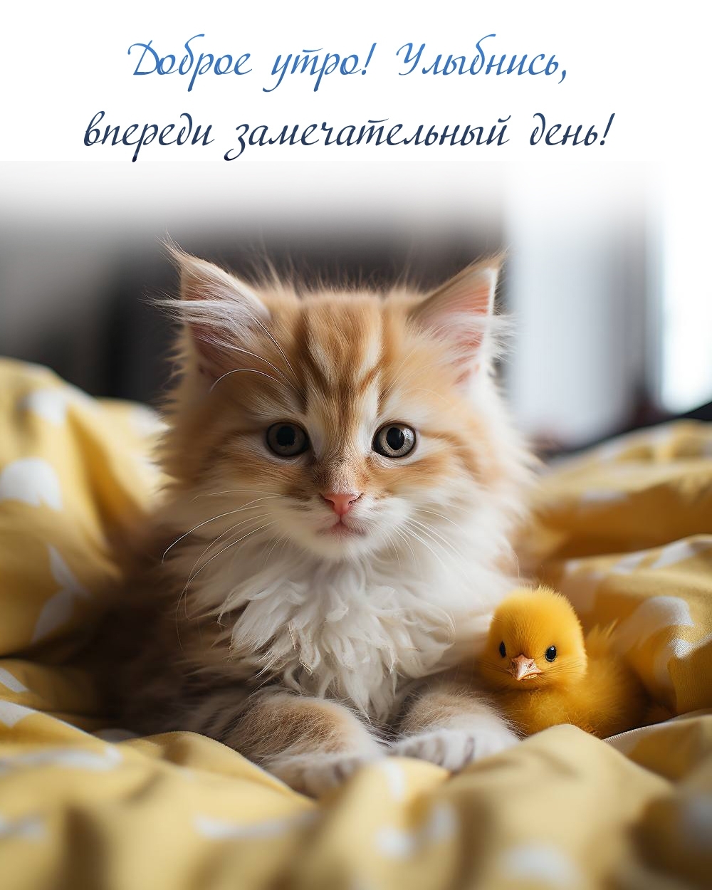Доброе утро! Улыбнись, впереди замечательный день