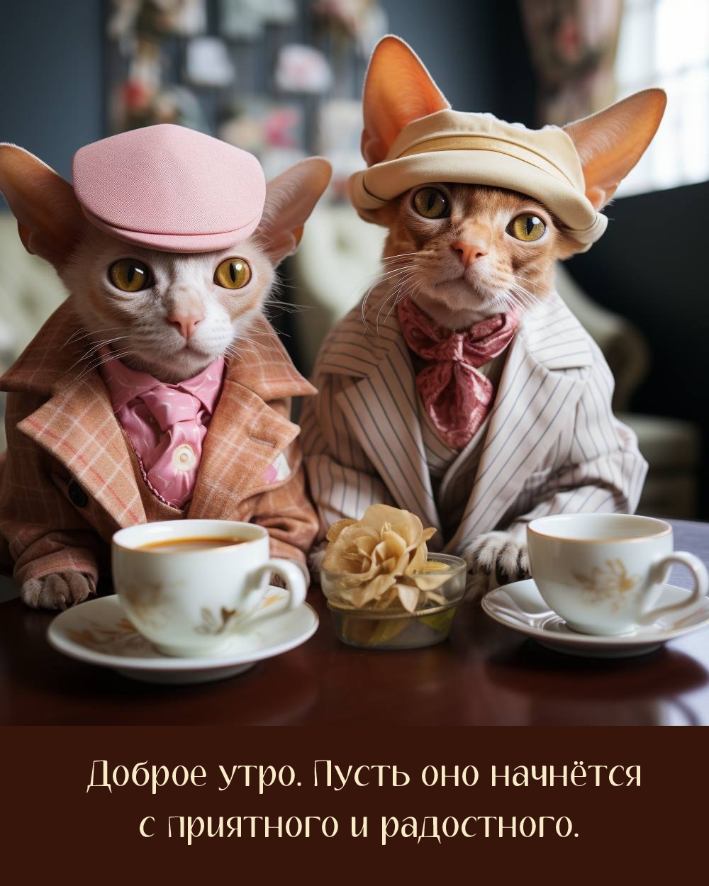 Доброе утро. Пусть оно начнется с приятного и радостного.