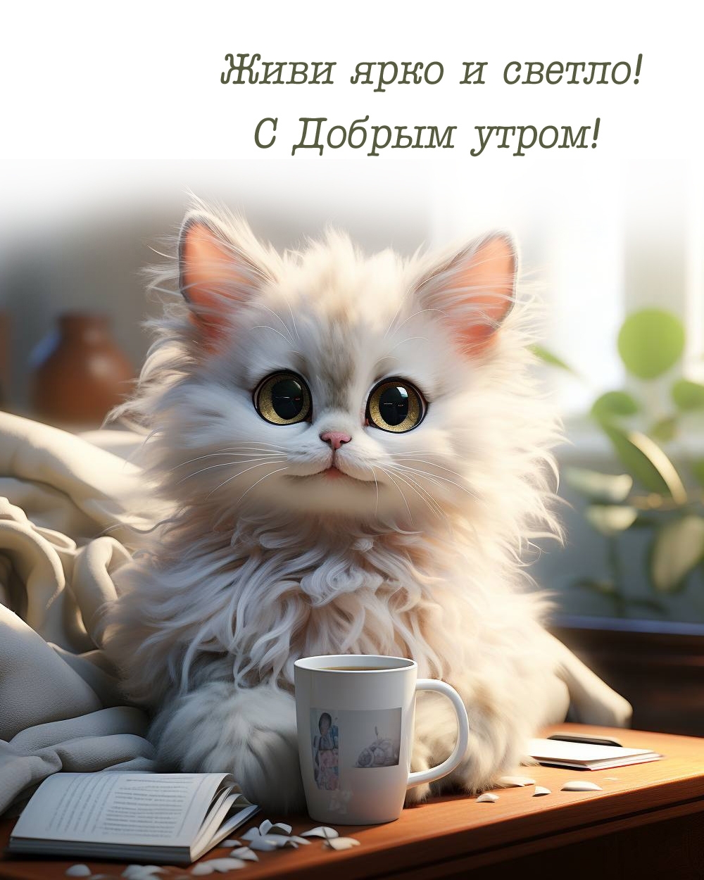 Живи ярко и светло! С Добрым утром!