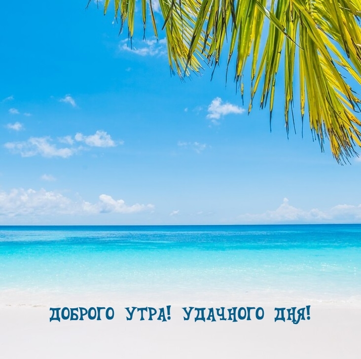 Доброго утра! Удачного дня!