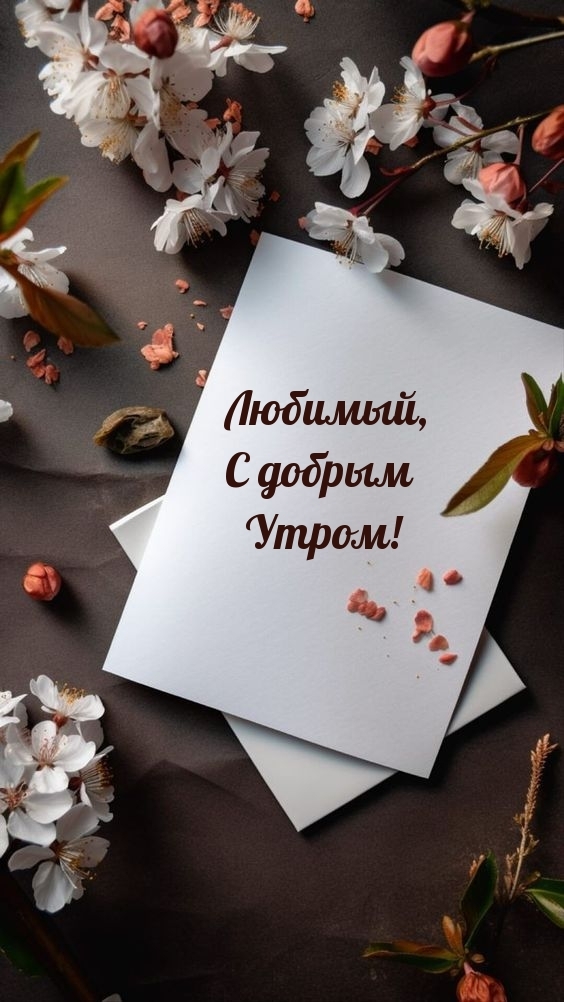 Любимый, с добрым Утром!