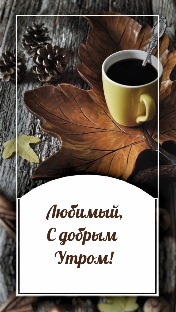 Любимый, С добрым Утром!