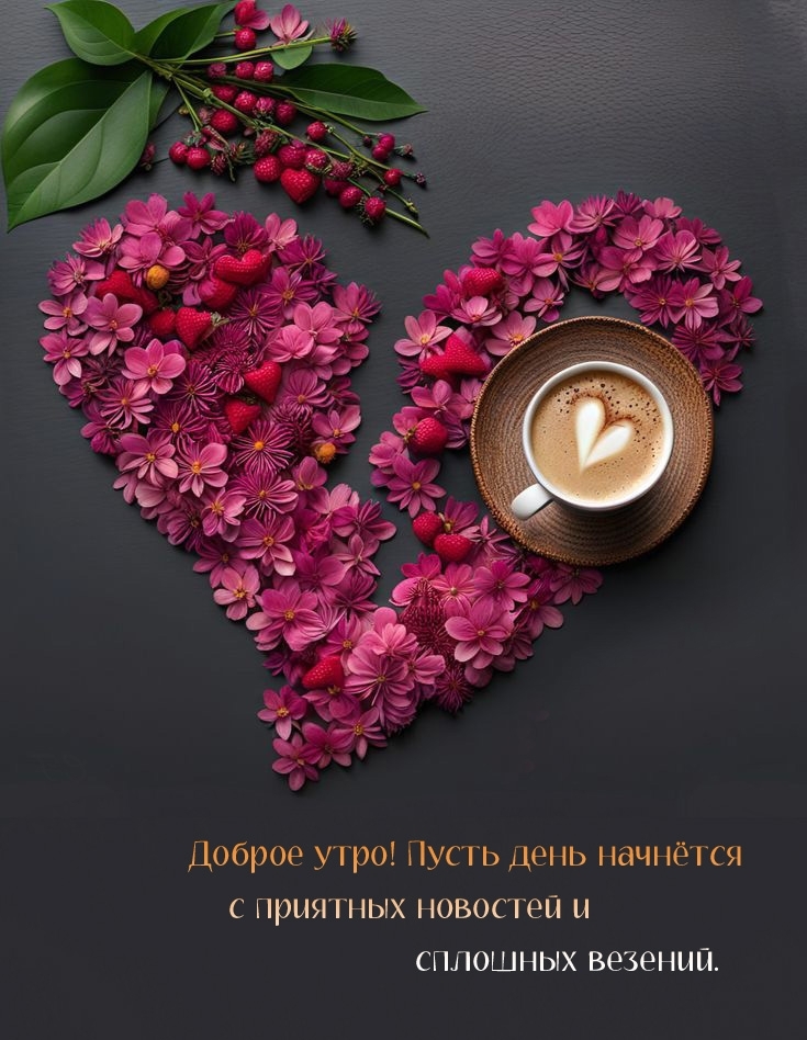 Доброе утро! Пусть день начнется с приятных новостей
