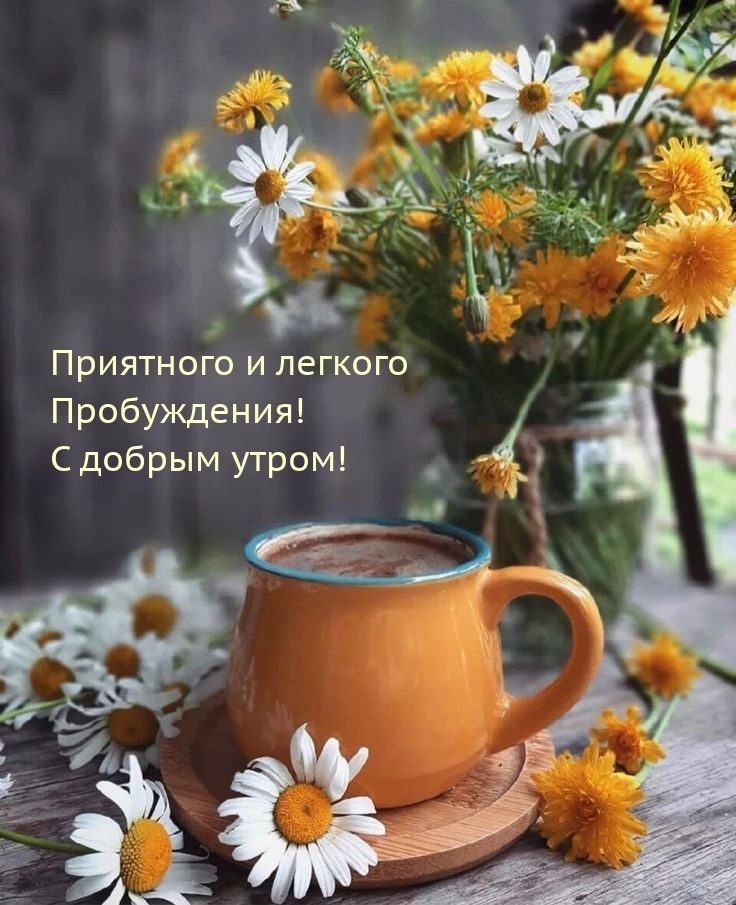 Приятного и легкого пробуждения! С добрым утром!