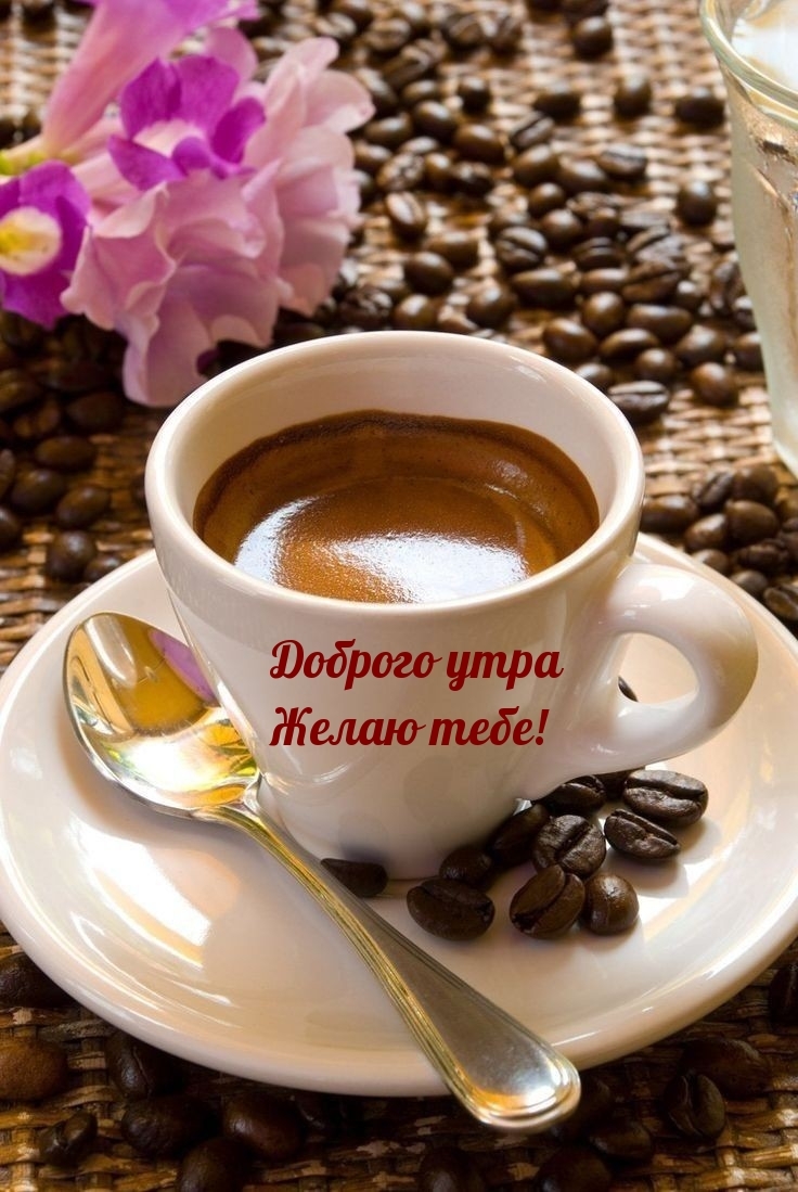 Доброго утра желаю тебе!