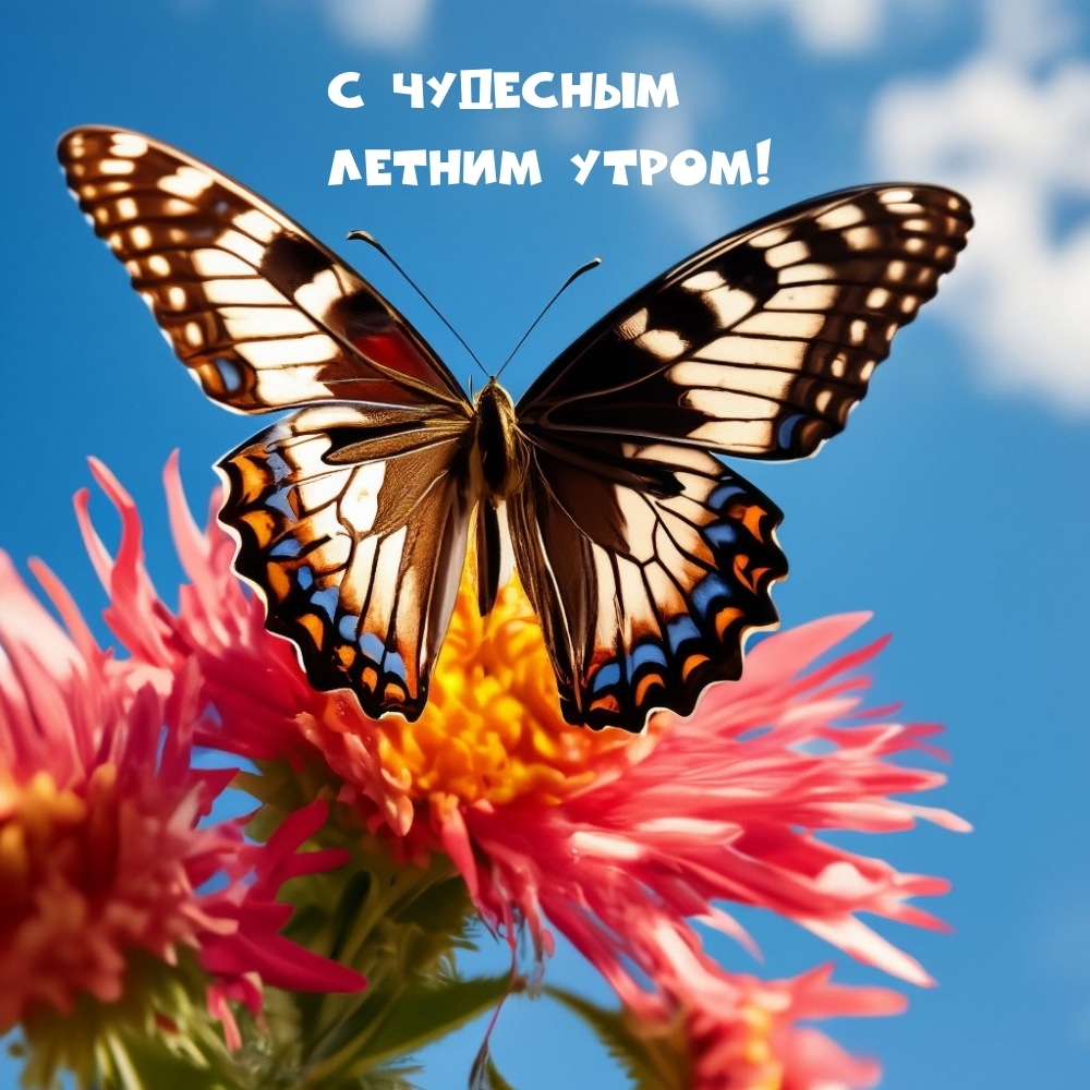С чудесным летним утром!