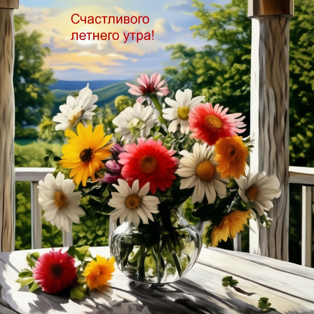 Счастливого летнего утра!