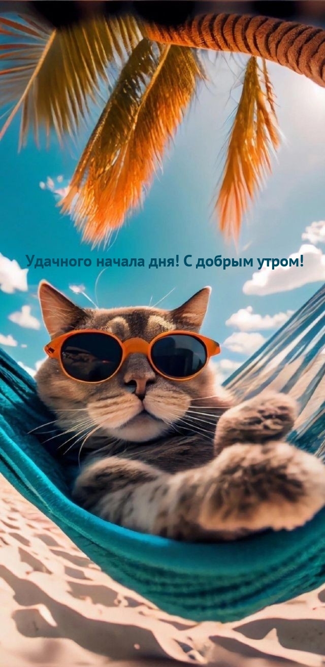 Удачного начала дня! С добрым утром!