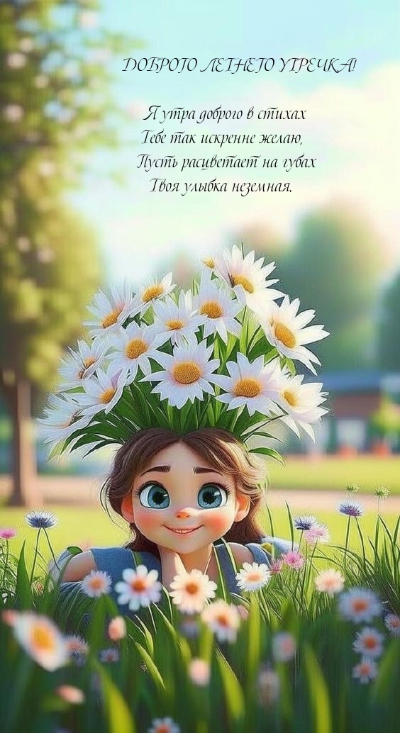 Я утра доброго в стихах Тебе так искренне желаю