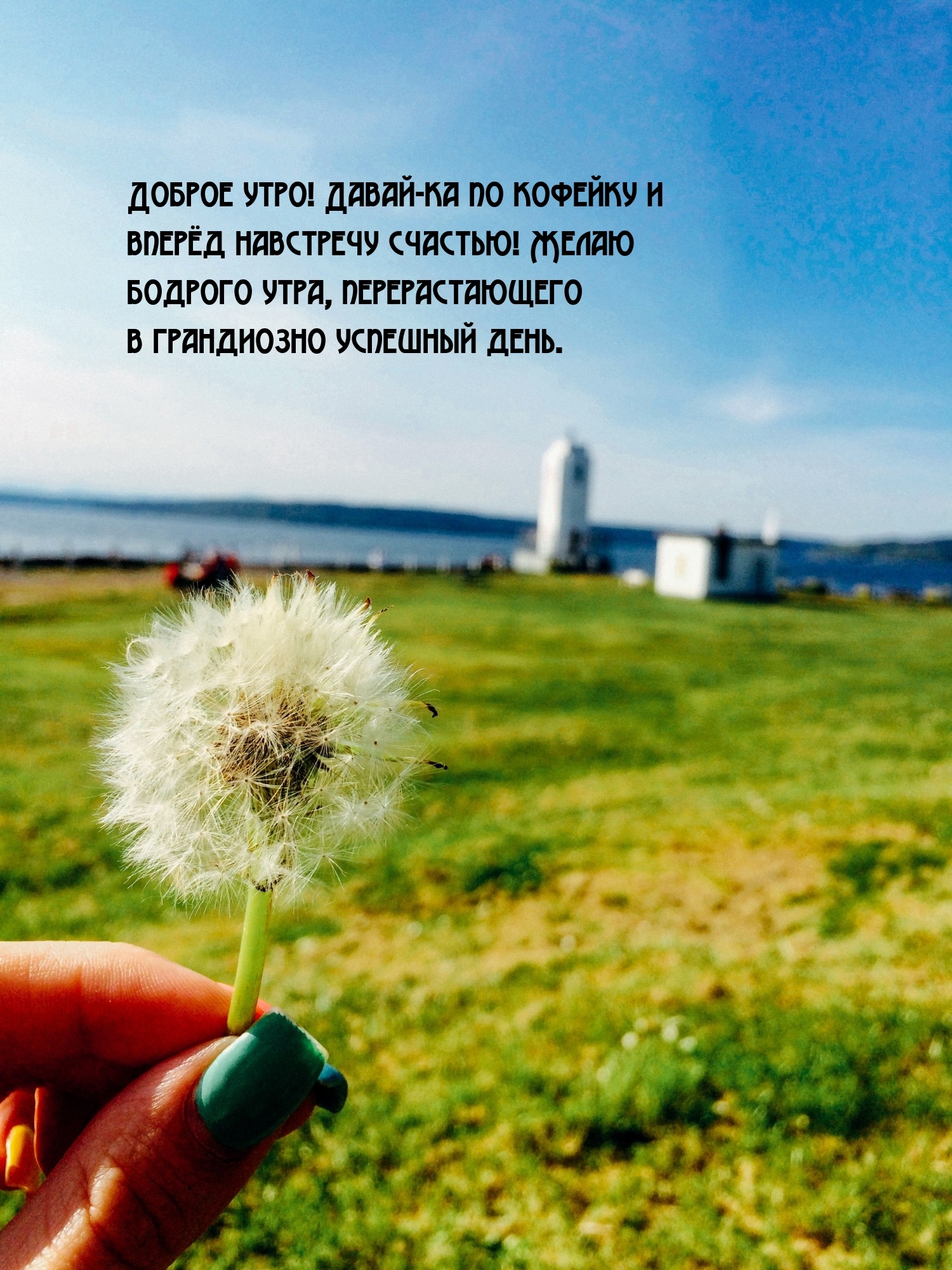 Доброе утро! Давай-ка по кофейку и вперед навстречу счастью!