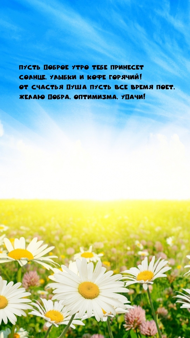 Пусть доброе утро тебе принесет солнце, улыбки и кофе горячий!
