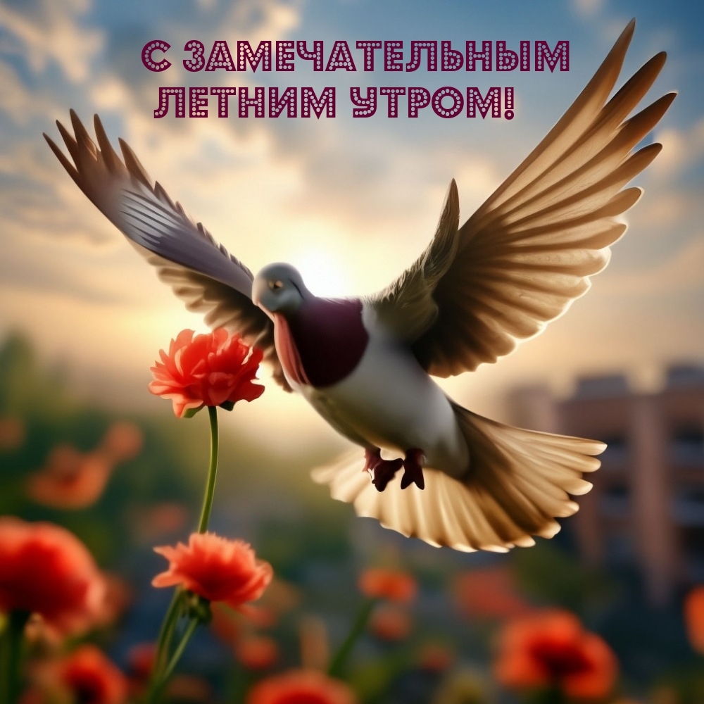 С замечательным летним утром!