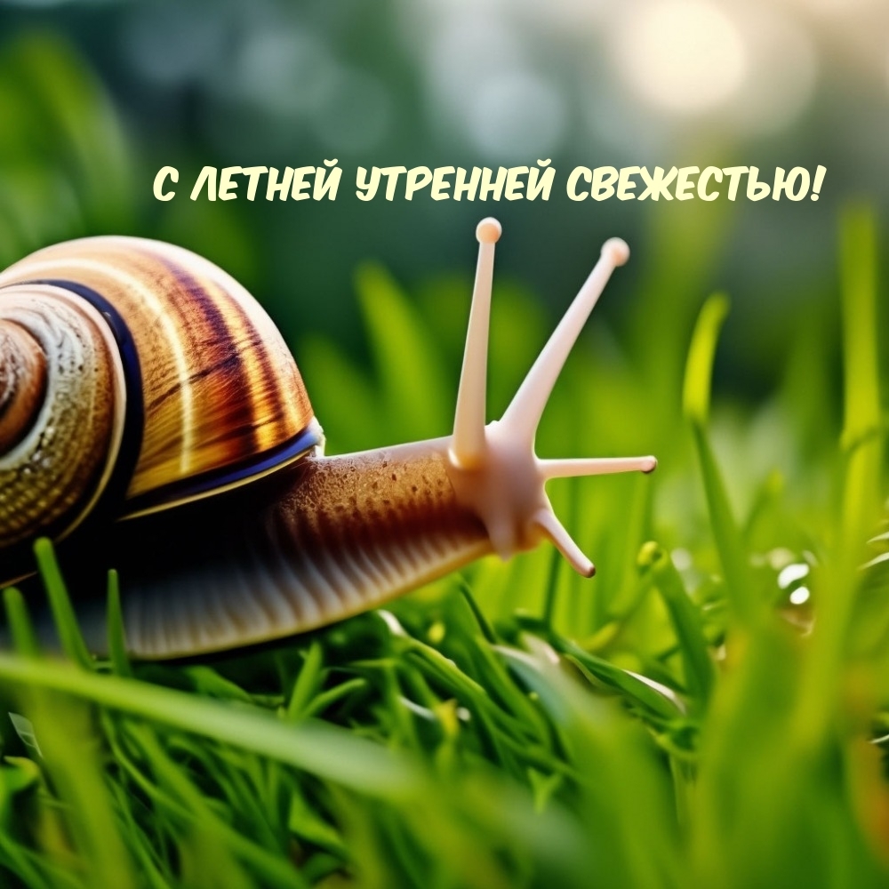 С летней утренней свежестью!