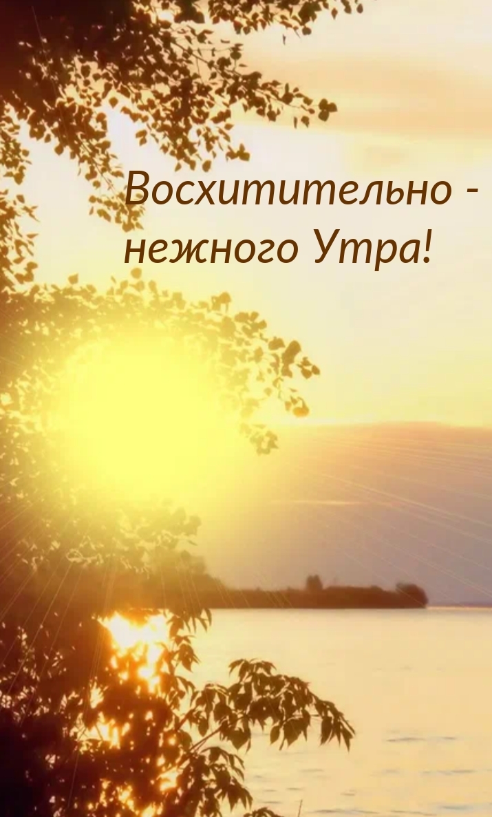 Восхитительно - нежного Утра!