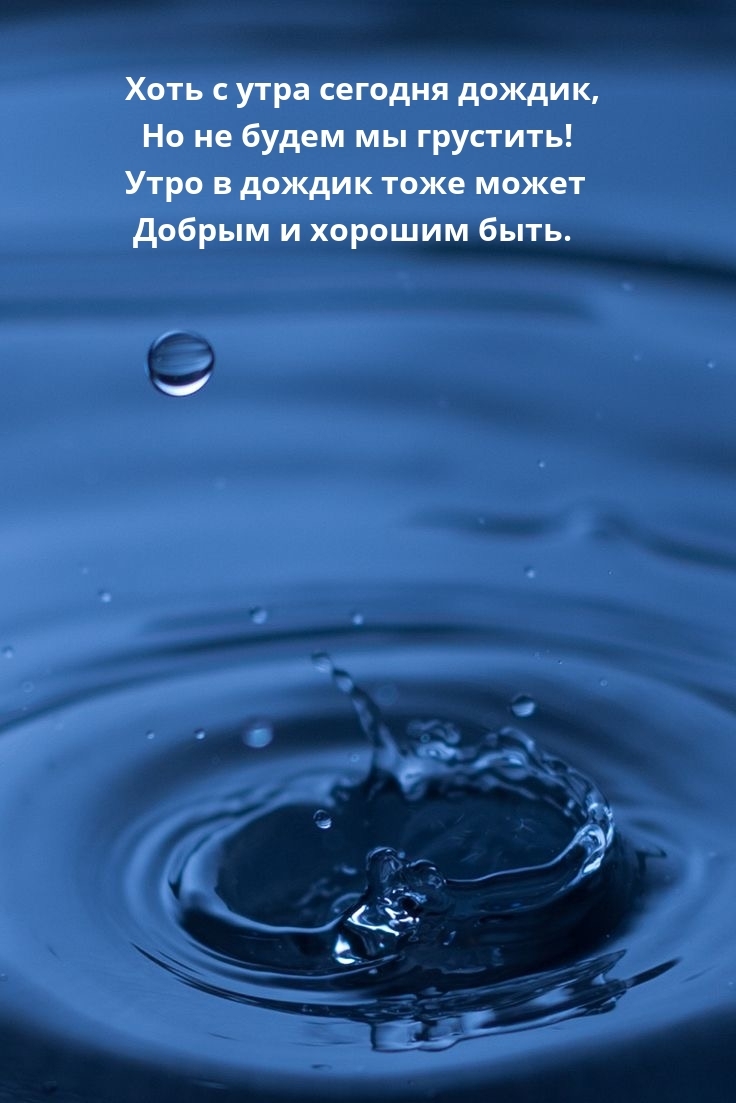 Хоть с утра сегодня дождик, но не будем мы грустить!