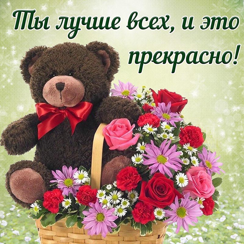 Открытка с днем рождения подруга. Картинка с букетом - ты лучше всех, и это прекрасно. Открытка с днем рождения подруга. Картинка с букетом - ты лучше всех, и это прекрасно.