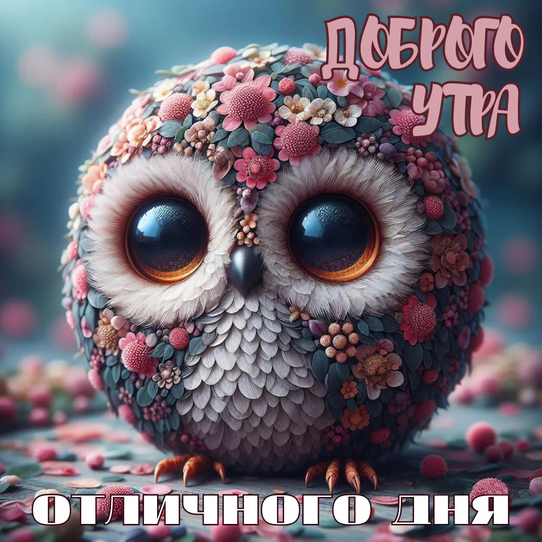 Открытка с добрым весенним утром.