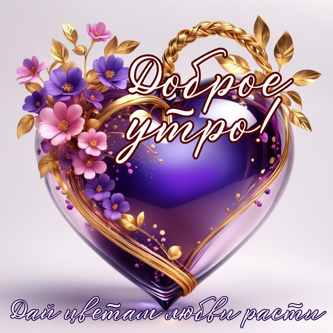 Открытка с добрым весенним утром.