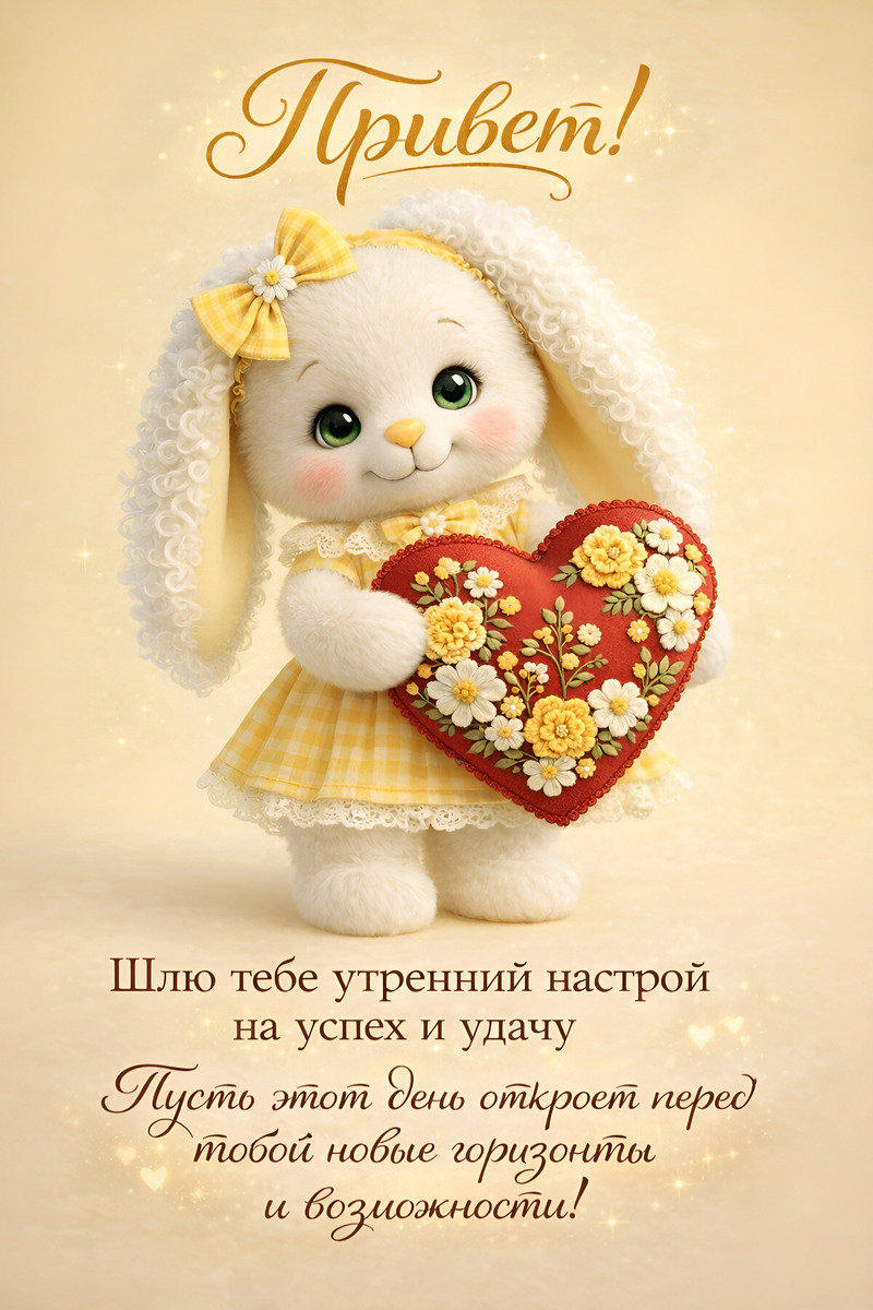 Открытка с добрым весенним утром.