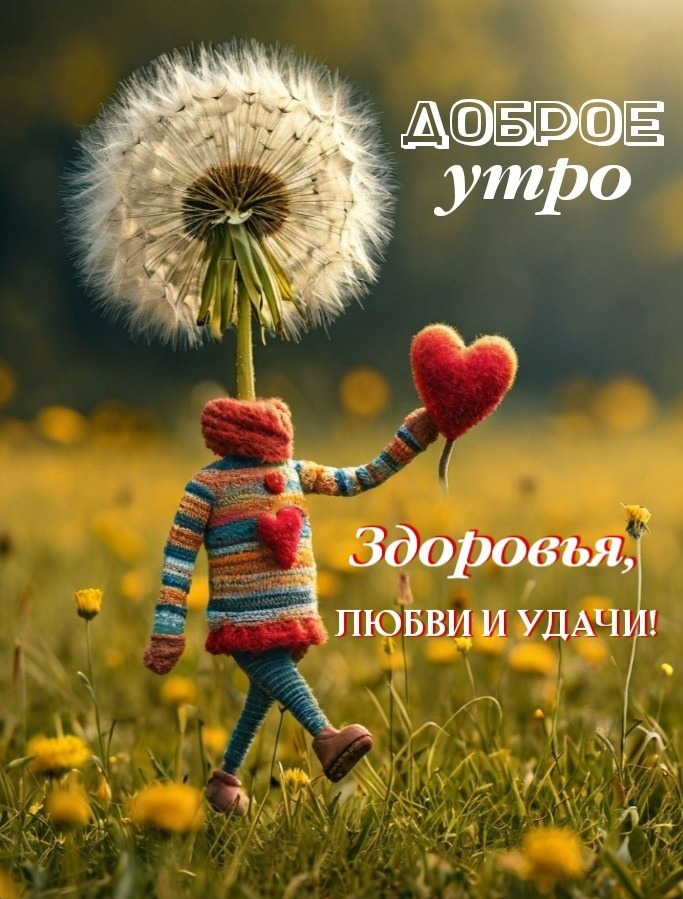 Открытка с добрым весенним утром.