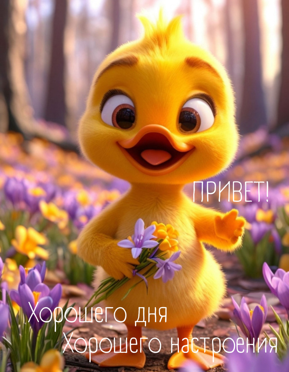 Открытка с добрым весенним утром.