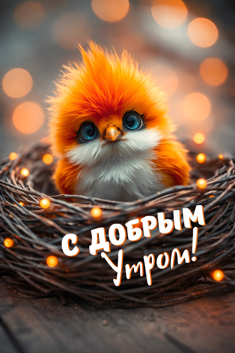 Открытка с добрым весенним утром.