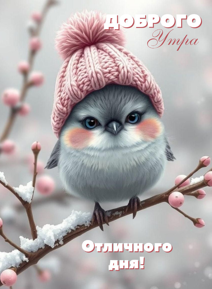 Открытка с добрым весенним утром.