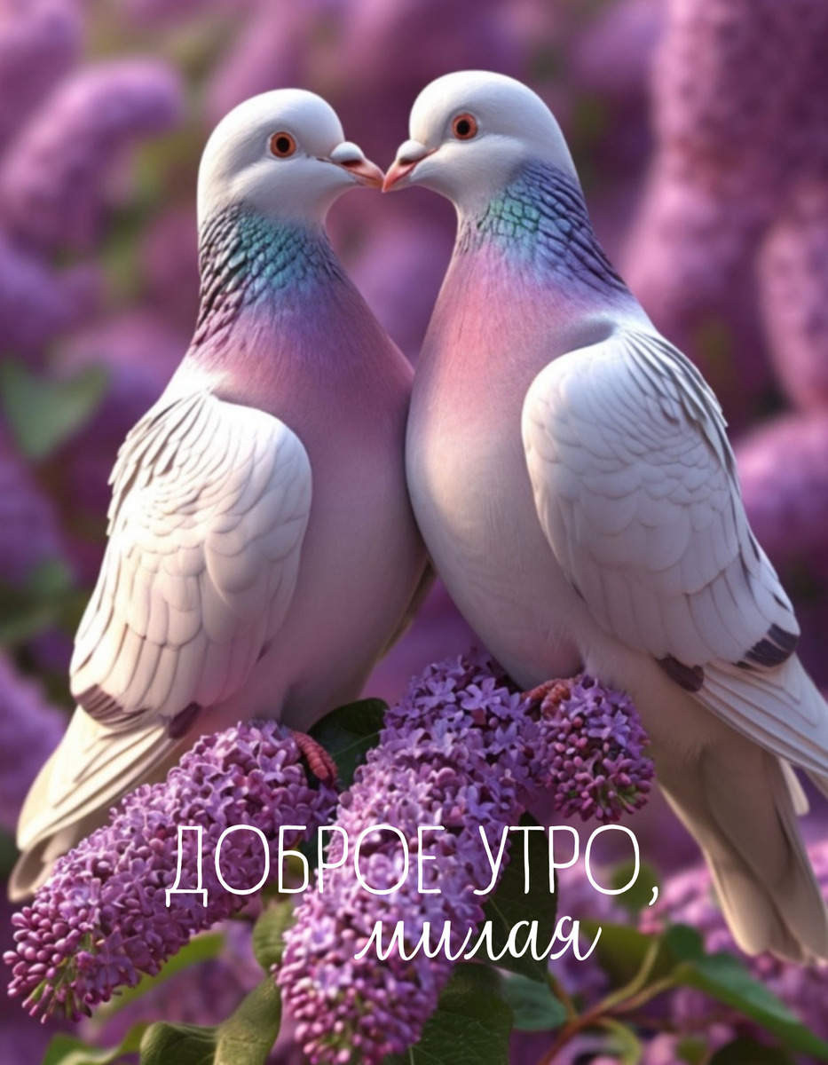 Открытка с добрым весенним утром.