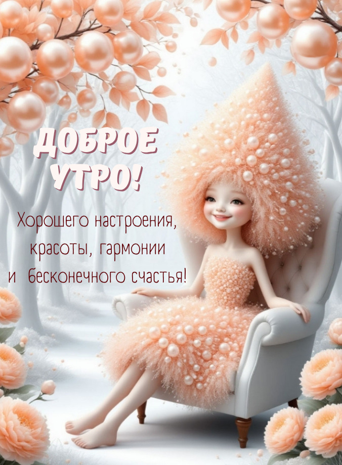 Открытка с добрым весенним утром.