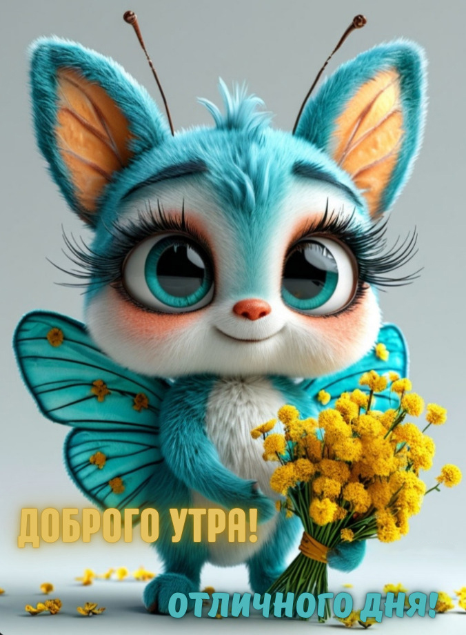 Открытка с добрым весенним утром.