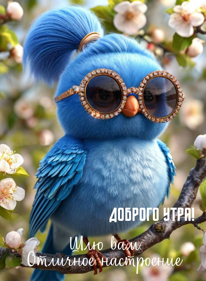 Открытка с добрым весенним утром.