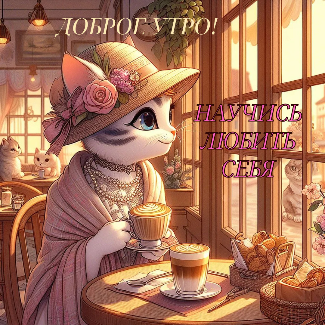 Открытка с добрым весенним утром.