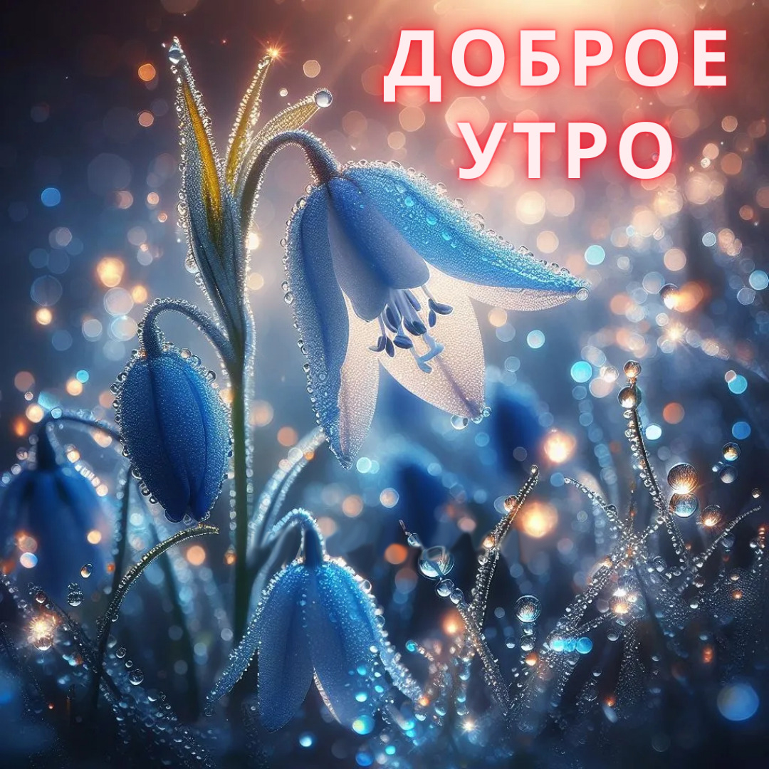 Открытка с добрым весенним утром.