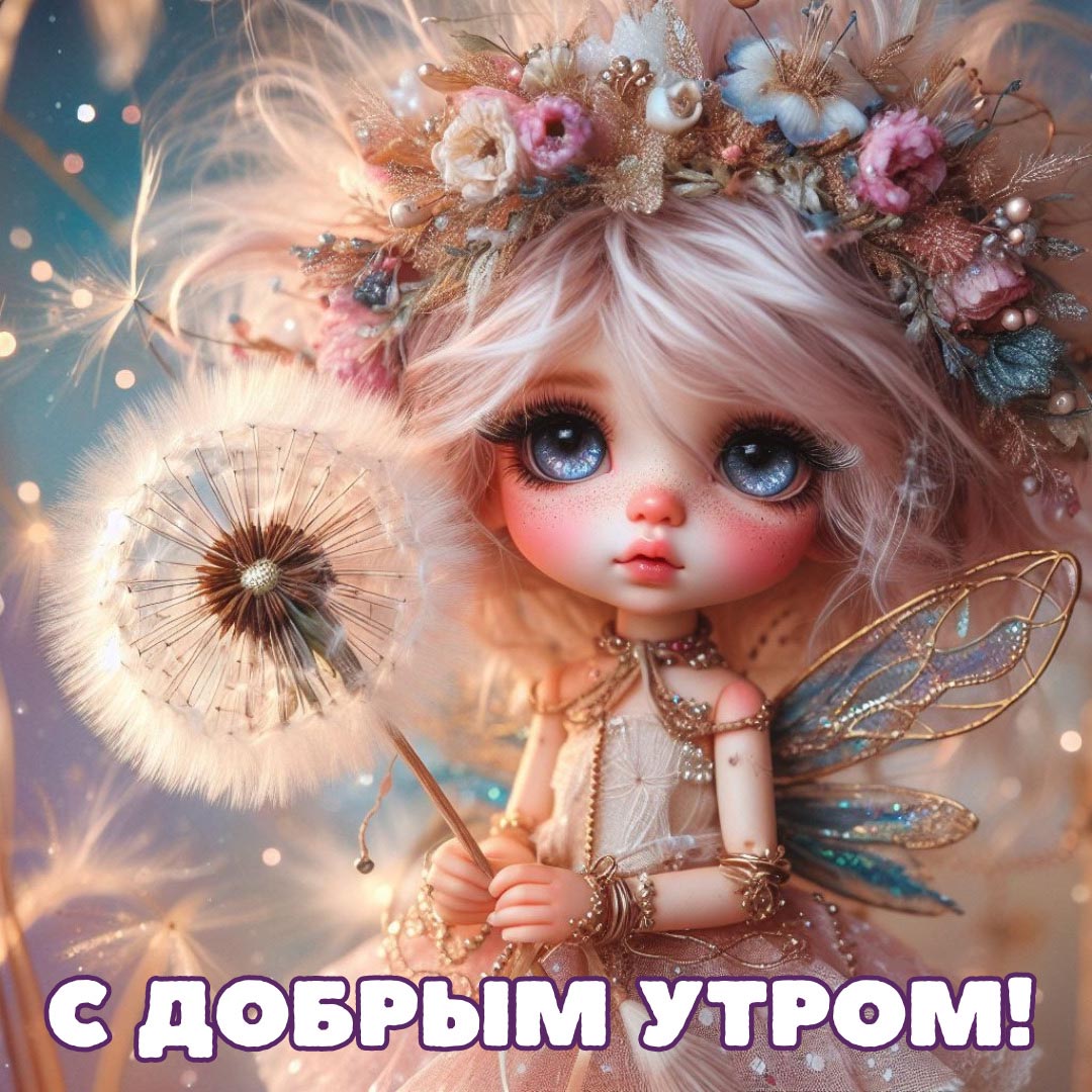 Открытка с добрым весенним утром. Открытка с добрым весенним утром.