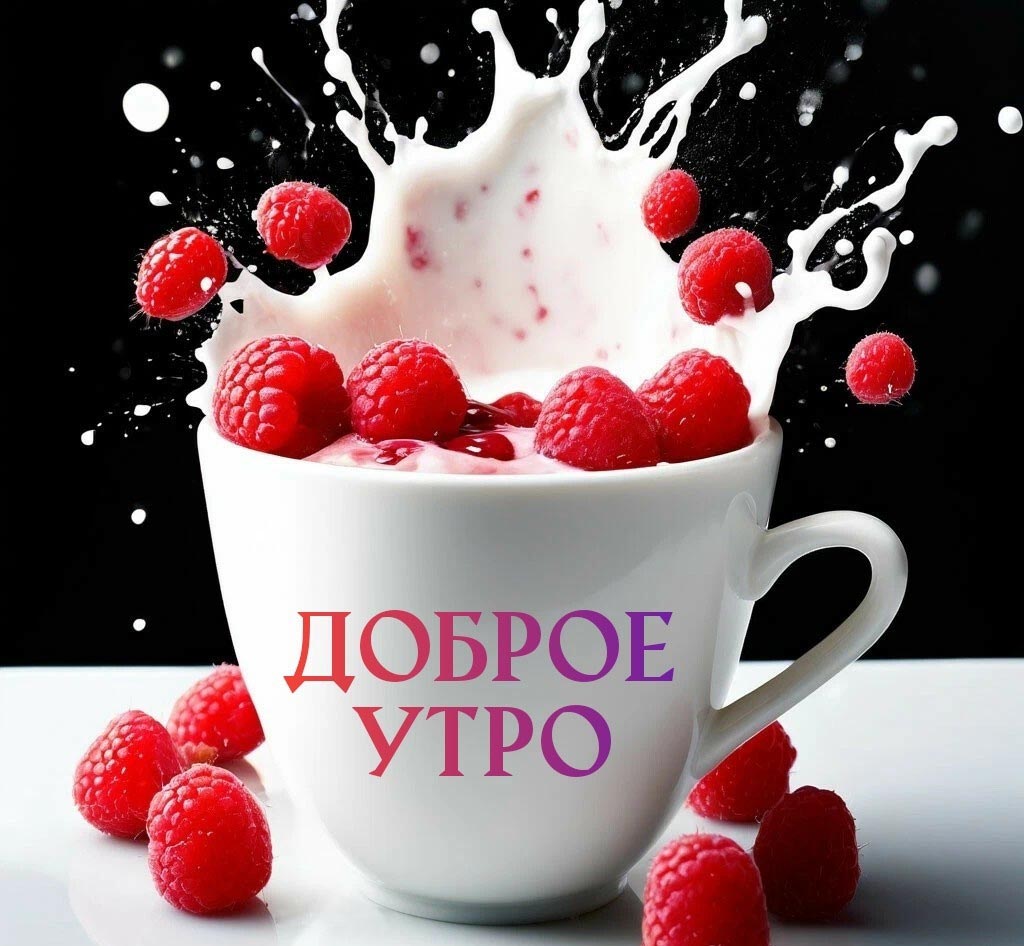 Открытка с добрым летним утром.