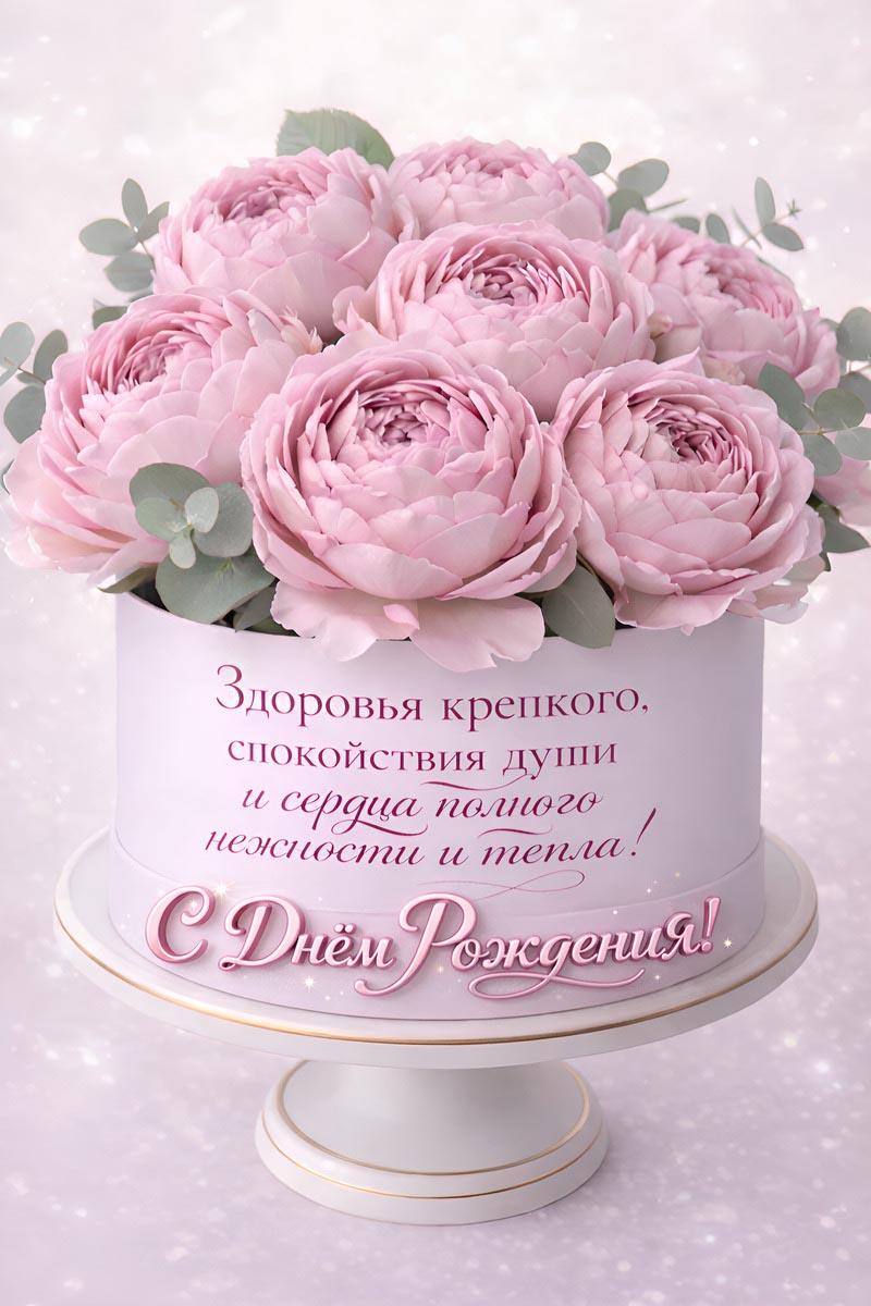 Открытка с днем рождения.