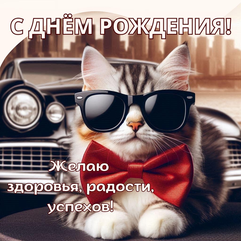 Открытка с днем рождения мужчине.